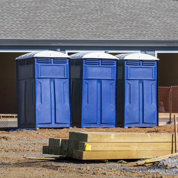 how often are the portable toilets cleaned and serviced during a rental period in Heartwell